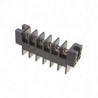 6 Circuit 0.512" (13.00mm) Barrier Block Connector, Screws with Captive Plate
