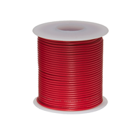 10 AWG Hook-Up Wire 19/23 Red 60V 25.00' (7.62m)