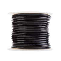 12 AWG Hook-Up Wire 19/25 Black 600V 50.00' (15.24m)