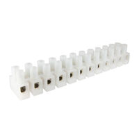 12 kretser 0,531" (13,50mm) Klemmelist i Euro-stil Kontakt, Skruer