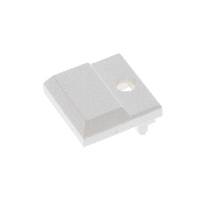 Kvadrat Nøkkelbryter Bryterlokk Hvit Snappmontering