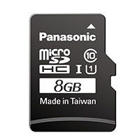 メモリカード microSDHC™ 8GB クラス10、UHSクラス1 MLC