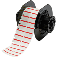 Die Cut Polyester Red, White