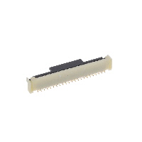45 Position FFC Connector Contacts, Vertical - 1 Sided 0.020" (0.50mm) Surface Mount
