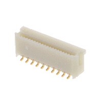 20 Position FFC, FPC Connector Contacts, Vertical - 1 Sided 0.020" (0.50mm) Surface Mount