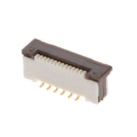 13 Position FFC, FPC Connector Contacts, Vertical - 1 Sided 0.020" (0.50mm) Surface Mount