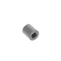 Round Spacer Unthreaded M3 PVC 0.276" (7.00mm) Gray