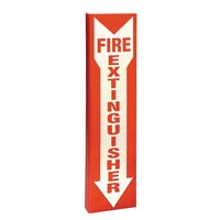 Plastic Red Legend, White Background Fire Extinguisher
