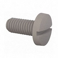 #10-32 Binding Head Machine Screw Slotted Drive Nylon