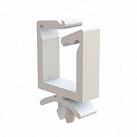 缆线 夹子，扣线套 天然 压入，有翼 0.438" 长 x 0.140" 高（11.13mm x 3.56mm）