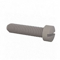 #2-64 Pan Head Machine Screw Slotted Drive Nylon