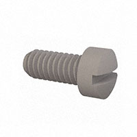 #8-32 Pan Head Machine Screw Slotted Drive Nylon