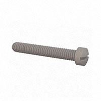 #8-32 Pan Head Machine Screw Slotted Drive Nylon