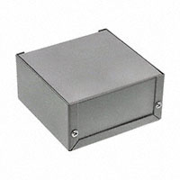 Box Metaal, aluminium Grijs U-vormige delen 3,990" L x 3,990" B (101,35mm x 101,35mm) X 2,010" (51,05mm)