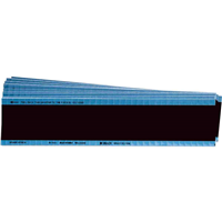 Wire Marker, Cards 0.25" W x 1.50" L (6.4mm x 38.1mm) Black Vinyl