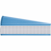 Wire Marker, Cards 0.25" W x 1.50" L (6.4mm x 38.1mm) Black Legend, White Background Vinyl Cloth