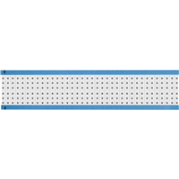 Wire Marker, Cards 0.25" W x 0.71" L (6.4mm x 18.0mm) Black Legend, White Background Vinyl Cloth