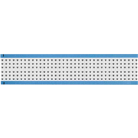 Wire Marker, Cards 0.25" W x 0.71" L (6.4mm x 18.0mm) Black Legend, White Background Vinyl Cloth