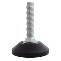 Foot Cylindrical, Tapered 1.181" Dia (30.00mm) Polypropylene Black