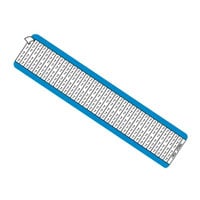 Wire Marker, Cards 0.25" W x 1.50" L (6.4mm x 38.1mm) White Vinyl Cloth