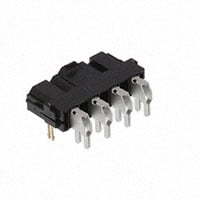 针座连接器 通孔，直角 4 位置 0.394"（10.00mm）