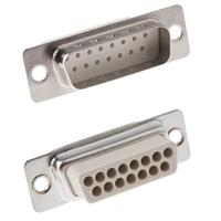Plug for Male Contacts Housing D-Sub Connector 15 Position