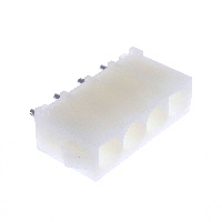 4 Position Receptacle Connector 0.250" (6.35mm) Through Hole Tin