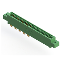 32 Position Femelle Connecteur Non spécifié - double bord Or 0,100 po (2,54mm) Vert