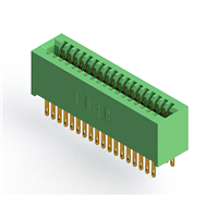 36 Position Femelle Connecteur Non spécifié - double bord Or 0,100 po (2,54mm) Vert