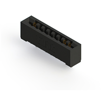 16 Position Femelle Connecteur Non spécifié - double bord Or 0,156 po (3,96mm) Noir