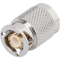 ZMA Connector Plug, Male Pin 50 Ohms Free Hanging (In-Line) Solder