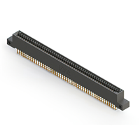 52 positionen Buchse Steckverbinder Nicht angegeben - Einzelkante Gold 0,100" (2,54mm) Schwarz