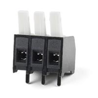 3 Position Wire to Board Terminal Block Horizontal with Board 0.197" (5.00mm) Through Hole