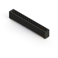 32 Position Female Connector Non Specified - Dual Edge Gold 0.156" (3.96mm) Black