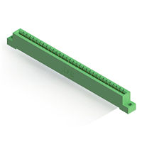 31 positionen Buchse Steckverbinder Nicht angegeben - Einzelkante Gold 0,156" (3,96mm) Grün