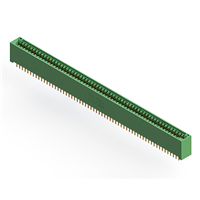 120 位置 母头 连接器 非指定 - 双边 镀金 0.100"（2.54mm） 绿色