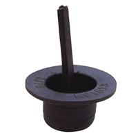 Hole Plug Thermoplastic Rubber Black