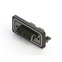 11 (10 + 1 Power) Position D-Sub, Combo Receptacle, Female Sockets Connector