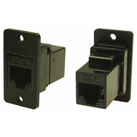 Modular Coupler Connector Jack, 8p8c (RJ45) To Jack, 8p8c (RJ45) Cat5e Unshielded