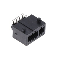 16 positie Vrouwtje Connector Niet gespecificeerd - Dual Edge Goud 0,039" (1,00mm) Zwart