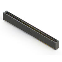 98 Position Female Connector Non Specified - Dual Edge Gold 0.100" (2.54mm) Black