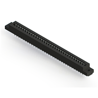 66 Position Female Connector Non Specified - Dual Edge Tin 0.156" (3.96mm) Black