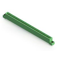 57 positionen Buchse Steckverbinder Nicht angegeben - Einzelkante Gold 0,100" (2,54mm) Grün