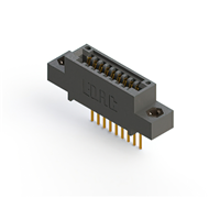 9 positionen Buchse Steckverbinder Nicht angegeben - Einzelkante Gold 0,100" (2,54mm) Schwarz