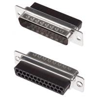 Plug for Male Contacts Housing D-Sub Connector 25 Position