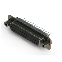 25 Position D-Sub Receptacle, Female Sockets Connector