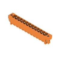 12 Positions, bloc de jonction Embase, broche mâle, gainée (4 côtés) 0,200 po (5,08mm) Verticale Trou traversant