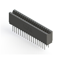 36 Position Female Connector Non Specified - Dual Edge Gold 0.125" (3.18mm) Black