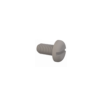 M6x1 Pan Head Machine Screw Slotted Drive Nylon