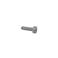 M8x1.25 Pan Head Machine Screw Slotted Drive Nylon
